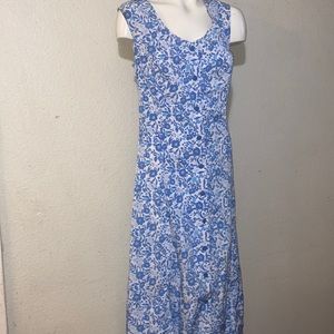3/$20  Expressions Light Blue/White Summer Dress - Size 14